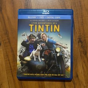 The Adventures Of TINTIN the movie DVD 📀 & BLU-RAY Combo